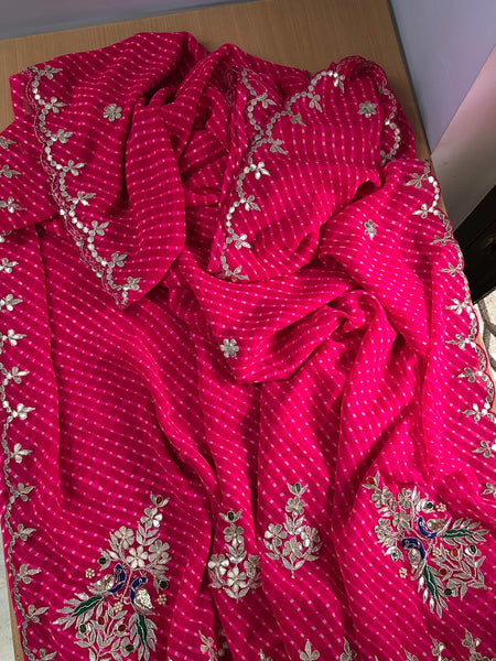 MOTHRA GOTA PATTI WORK SAREE