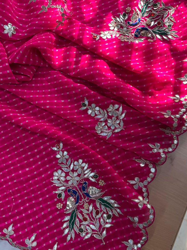 MOTHRA GOTA PATTI WORK SAREE
