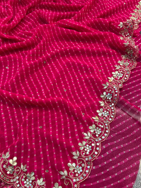 MOTHRA GOTA PATTI WORK SAREE