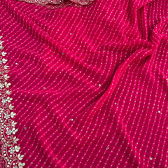MOTHRA GOTA PATTI WORK SAREE