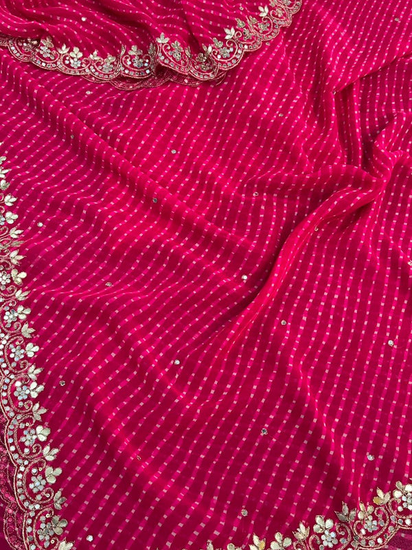 MOTHRA GOTA PATTI WORK SAREE