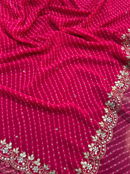MOTHRA GOTA PATTI WORK SAREE