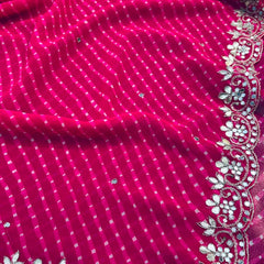 MOTHRA GOTA PATTI WORK SAREE