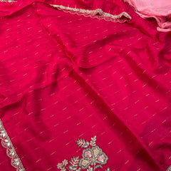PURE MOONGA SILK SAREE