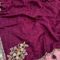 PURE MOONGA SILK SAREE