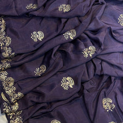PITTAN WORK UPADA SILK SAREE