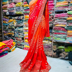 PURE UPADA SILK HANDWORK SAREE