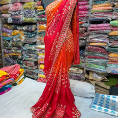 PURE UPADA SILK HANDWORK SAREE