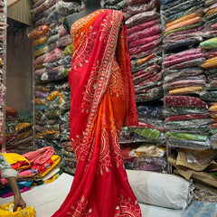 PURE UPADA SILK HANDWORK SAREE