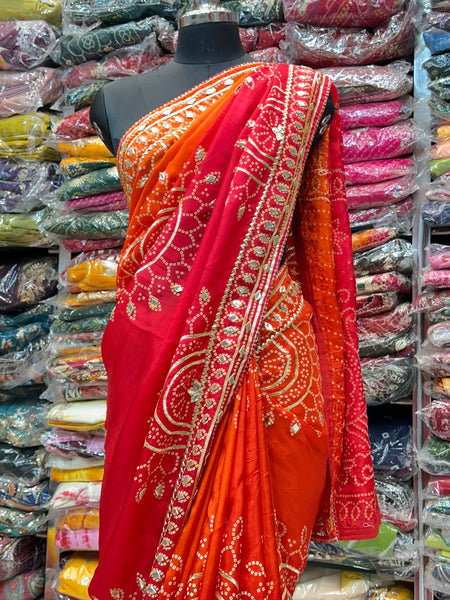PURE UPADA SILK HANDWORK SAREE