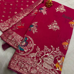 DOLA SILK MINA ZARI SAREES