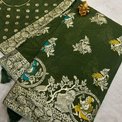DOLA SILK MINA ZARI SAREES