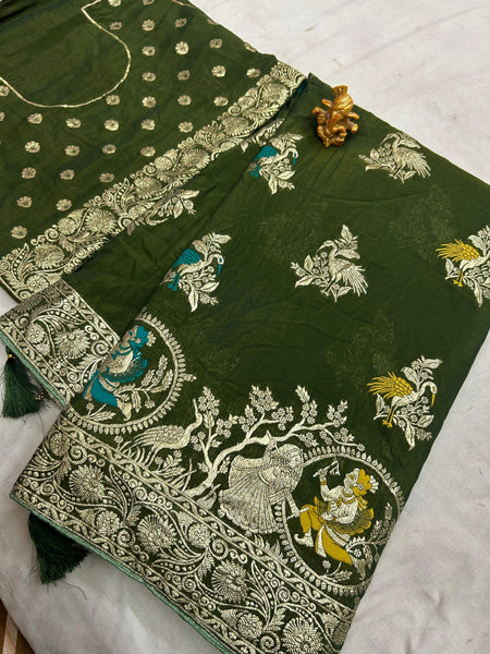 DOLA SILK MINA ZARI SAREES