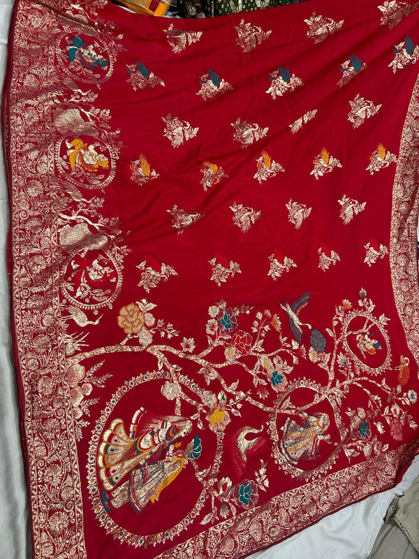 DOLA SILK MINA ZARI SAREES