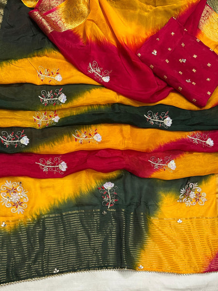 PURE HO SILK BOOTA SAREE