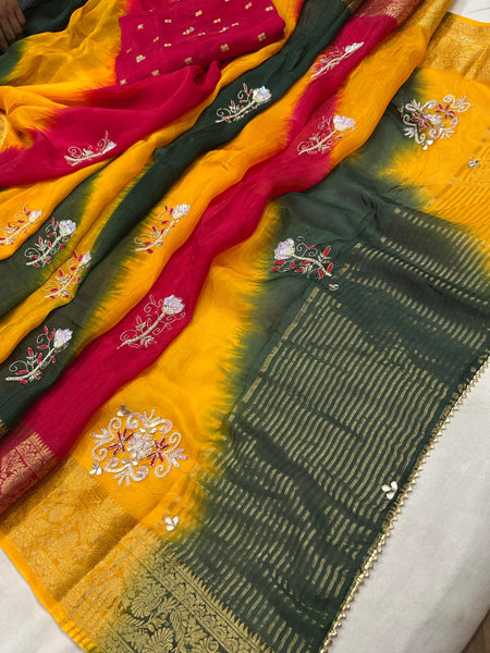 PURE HO SILK BOOTA SAREE