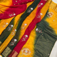 PURE HO SILK BOOTA SAREE