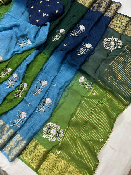 PURE HO SILK BOOTA SAREE
