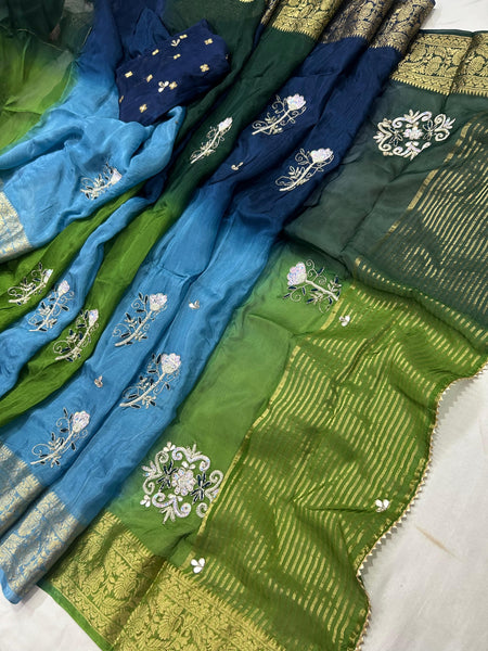 PURE HO SILK BOOTA SAREE
