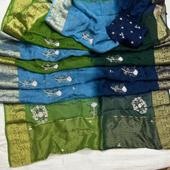 PURE HO SILK BOOTA SAREE
