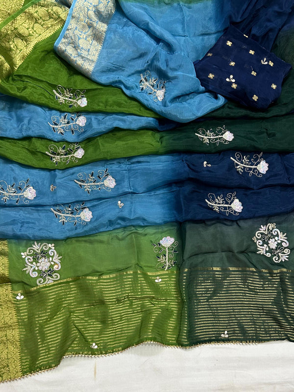 PURE HO SILK BOOTA SAREE