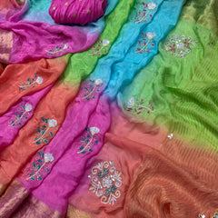PURE HO SILK ZARI SAREE