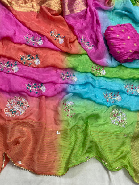 PURE HO SILK ZARI SAREE