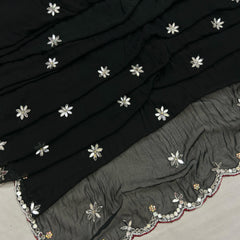 CHIFFON CUTWORK DESI GIRL SAREE