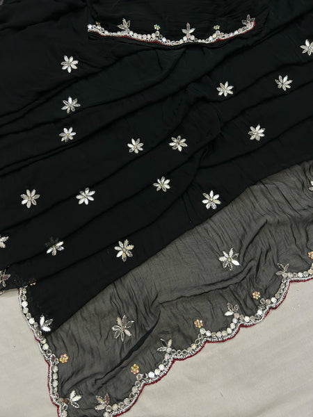 CHIFFON CUTWORK DESI GIRL SAREE