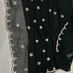 CHIFFON CUTWORK DESI GIRL SAREE