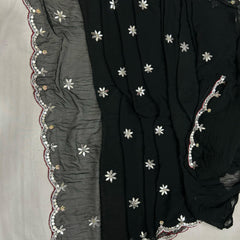 CHIFFON CUTWORK DESI GIRL SAREE