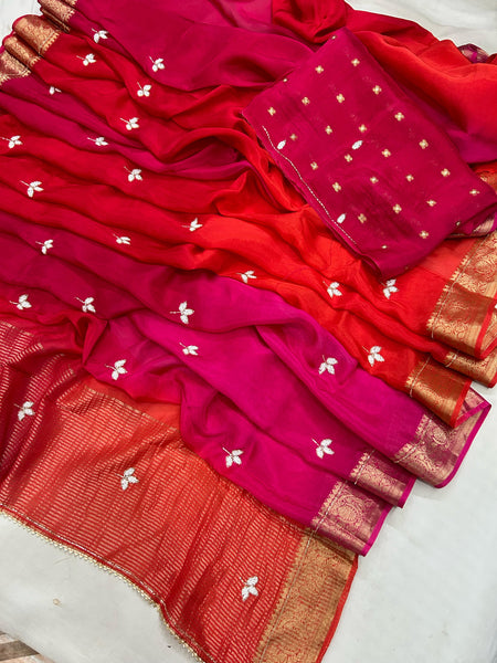 PURE HO SILK BOOTA SAREE
