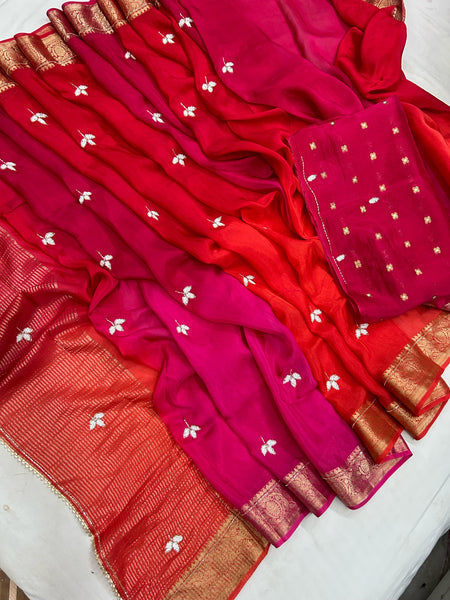 PURE HO SILK BOOTA SAREE