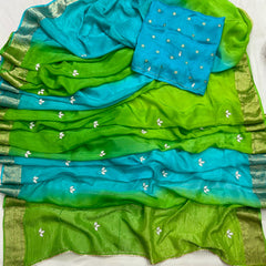 PURE HO SILK BOOTA SAREE