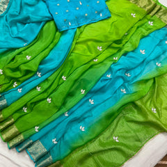 PURE HO SILK BOOTA SAREE