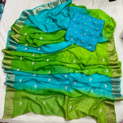 PURE HO SILK BOOTA SAREE