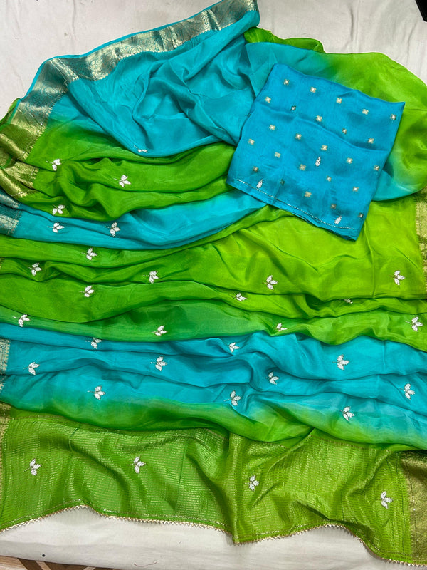 PURE HO SILK BOOTA SAREE