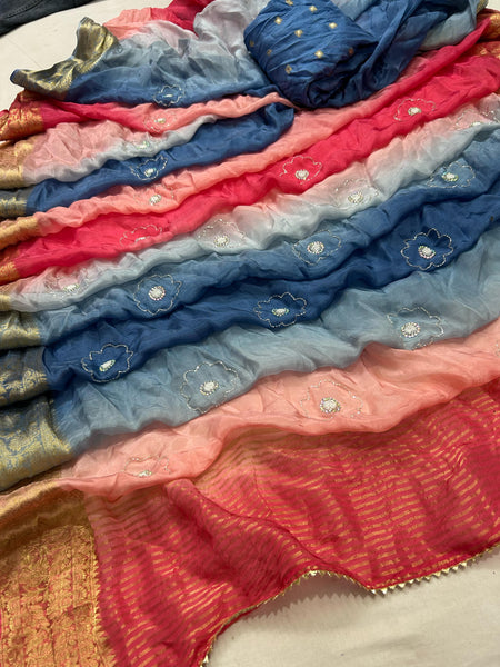 PURE HO SILK BOOTA SAREE