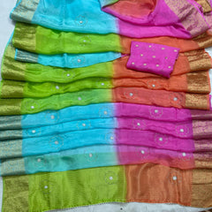 PURE HO SILK BOOTA SAREE