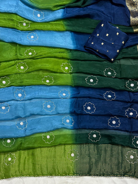 PURE HO SILK BOOTA SAREE