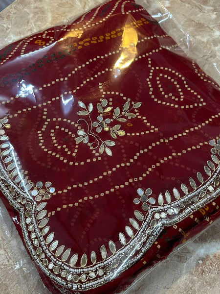 BHANDEJ CUTWORK GEORGETTE SAREE