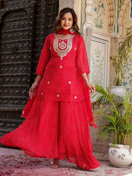 GEORGETTE KACHI PATTI INDOWESTERN