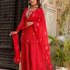 GEORGETTE KACHI PATTI INDOWESTERN