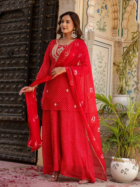 GEORGETTE KACHI PATTI INDOWESTERN