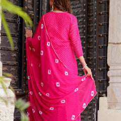 GEORGETTE KACHI PATTI INDOWESTERN
