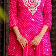 GEORGETTE KACHI PATTI INDOWESTERN