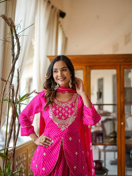 GEORGETTE KACHI PATTI INDOWESTERN