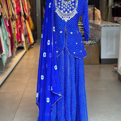 GEORGETTE KACHI PATTI INDOWESTERN