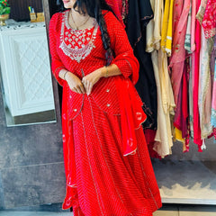 GEORGETTE KACHI PATTI INDOWESTERN