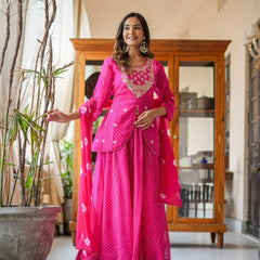 GEORGETTE KACHI PATTI INDOWESTERN